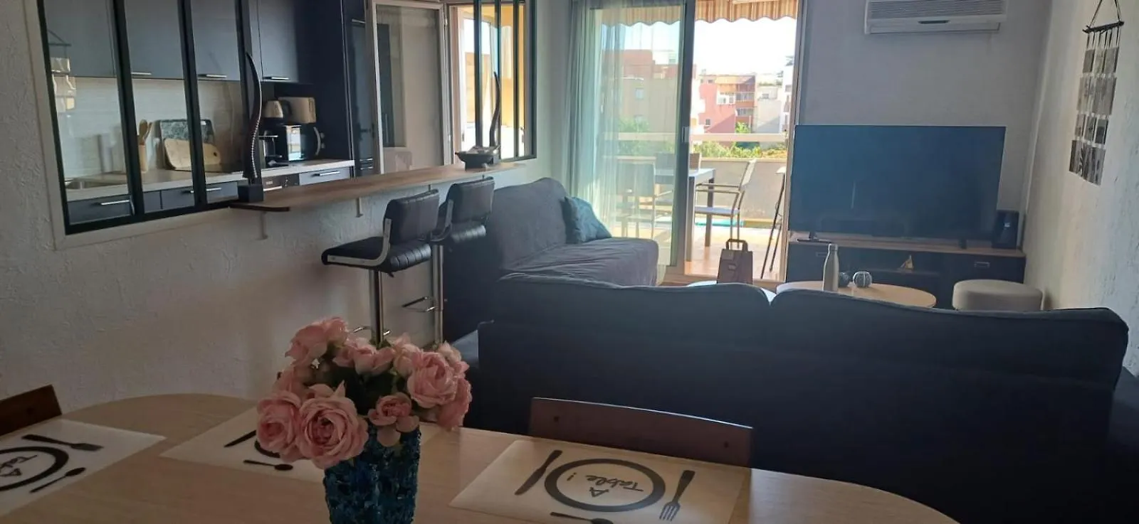 Apartment L'Ulivo - T3 6 Personnes Parking Prive Clim Terrasse Proche Plages Cagnes-sur-Mer France