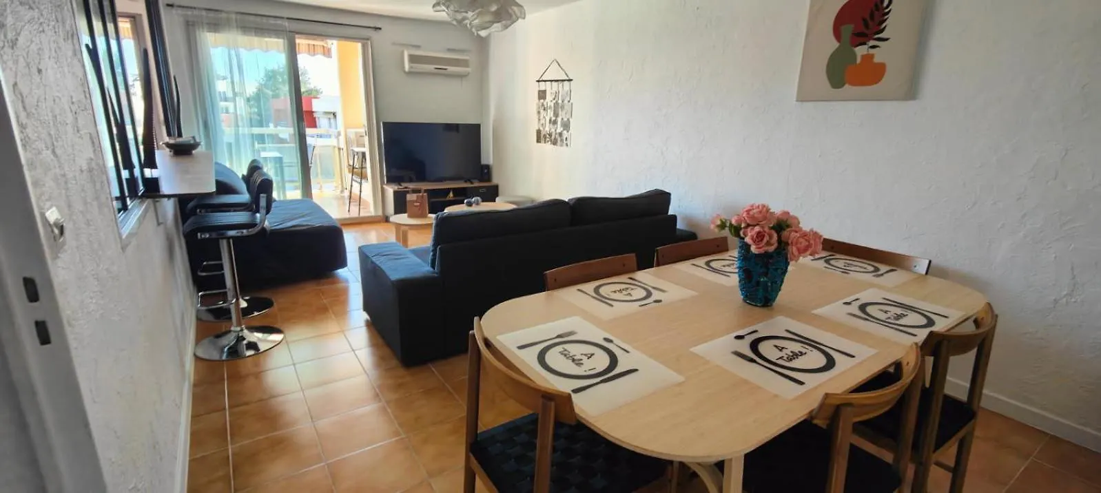 L'Ulivo - T3 6 Personnes Parking Prive Clim Terrasse Proche Plages Cagnes-sur-Mer France
